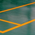 badminton court flooring material