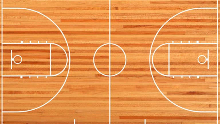 how long is a high school basketball court